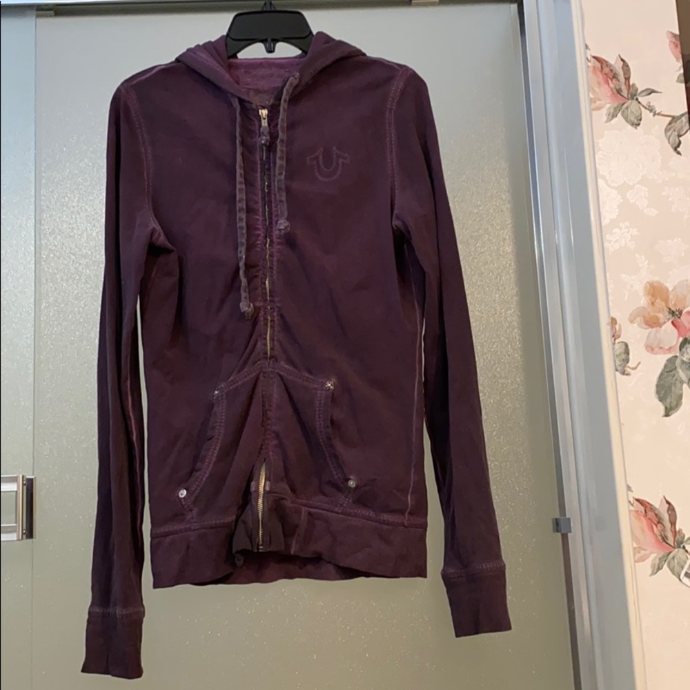 True Religion zip up hoodie
